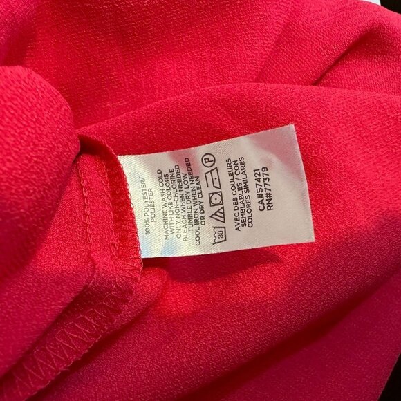 ANN Taylor Factory Pink Blouse XS - Picture 5 of 5